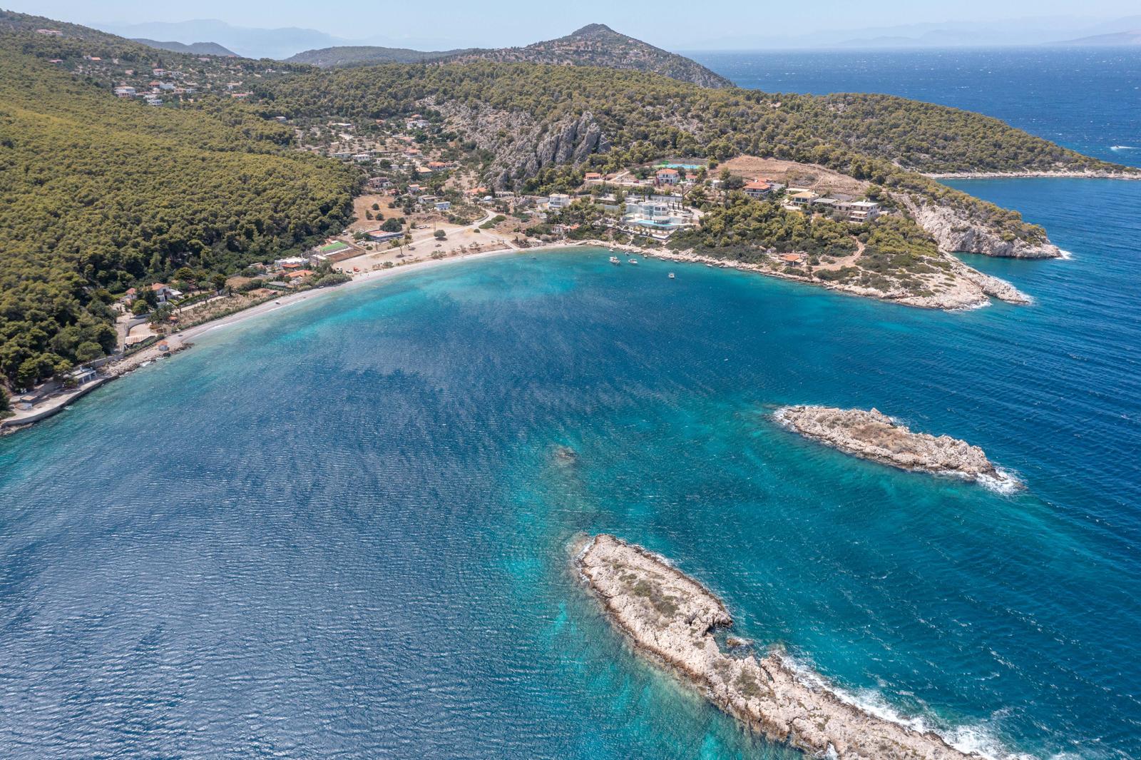 Wybrzeże i morze w okolicach Strava Park – domki letniskowe w Grecji