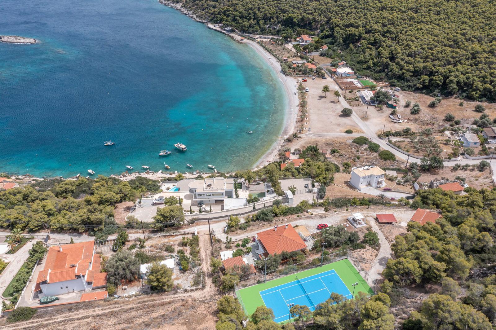 Plaża i morze w pobliżu Strava Park – domek letniskowy Grecja