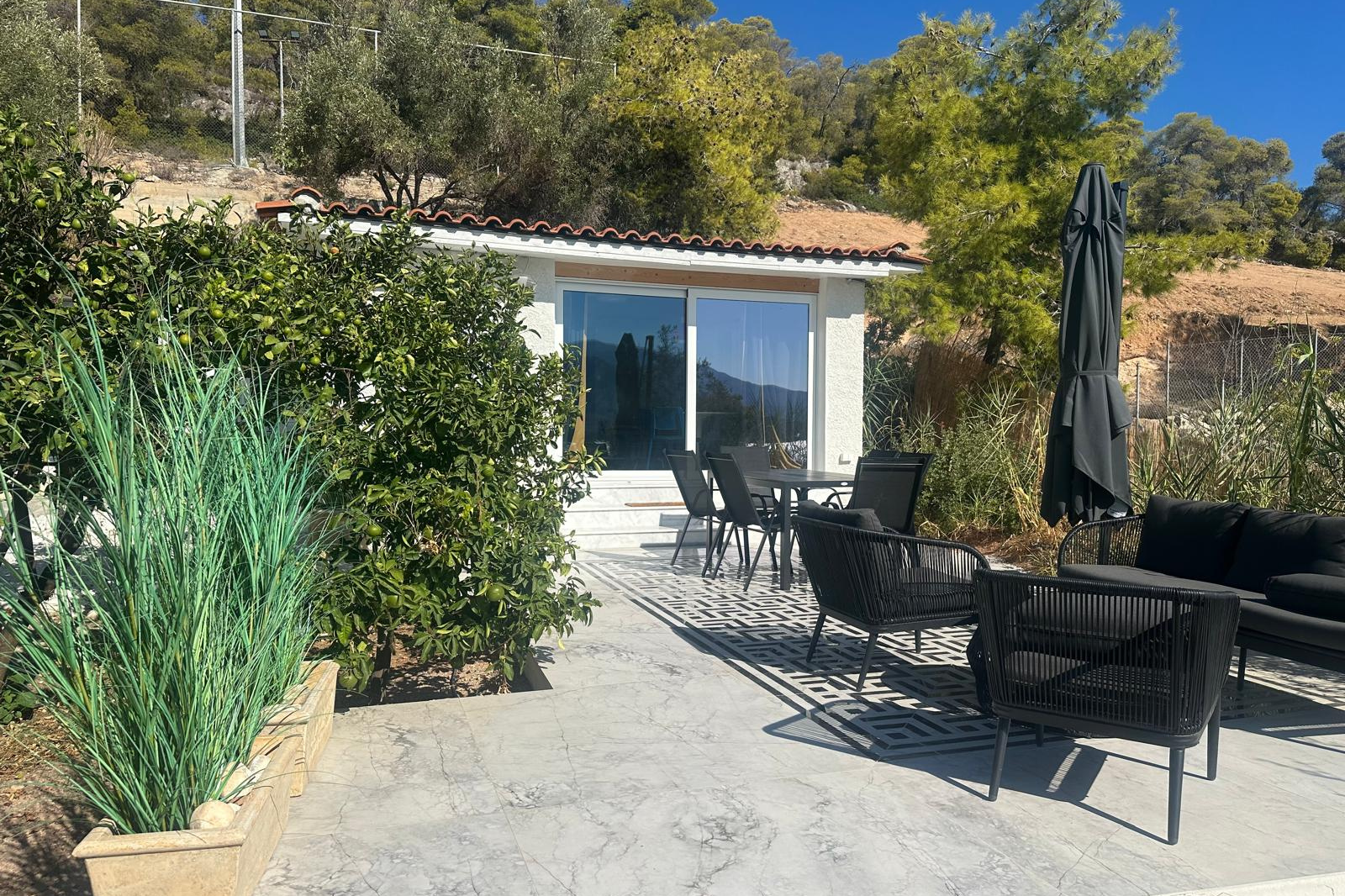 TOgród przy Willi pod Pomarańczą – roślinność śródziemnomorska